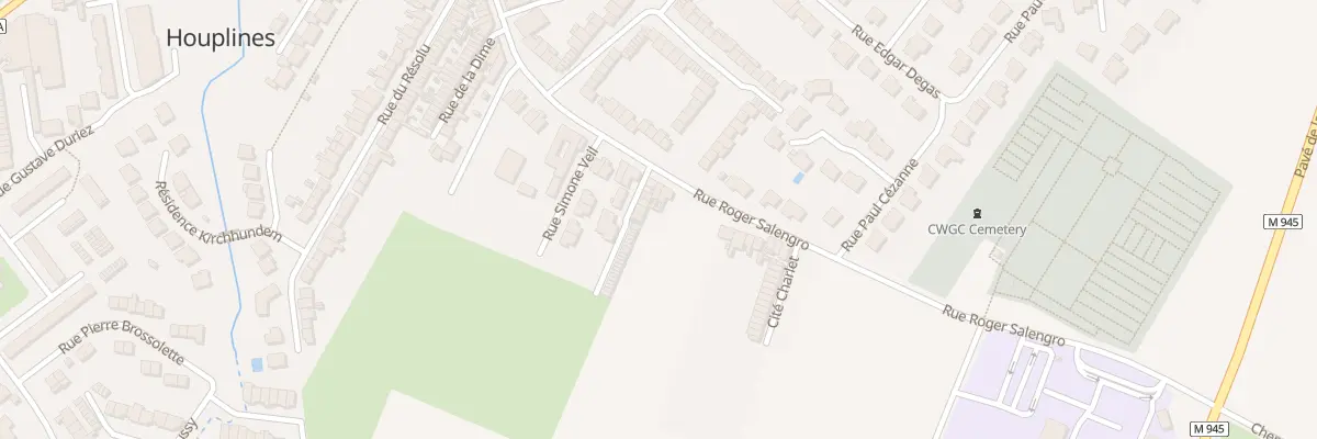 Plan du 78 Rue Roger Salengro à Houplines