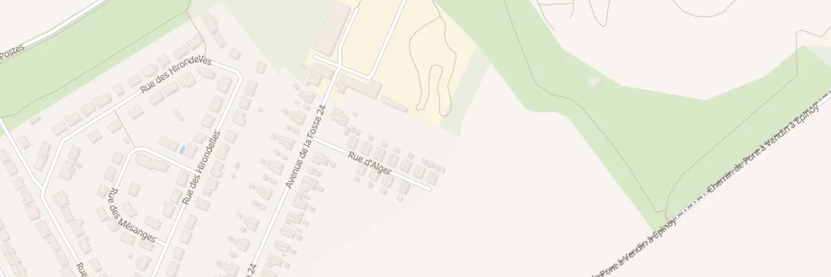 Plan du 17 Rue d’Alger à Estevelles