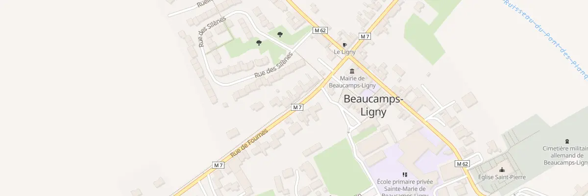 Plan du 13 Rue de Fournes à Beaucamps-Ligny