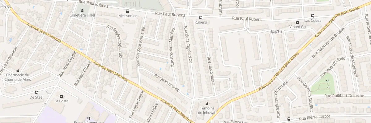 Plan du 21 Rue de la Cigale-d’’Or à Perpignan