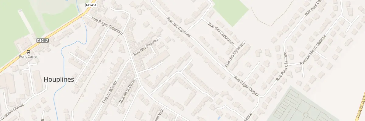 Plan du 23 Rue Denis Cordonnier à Houplines