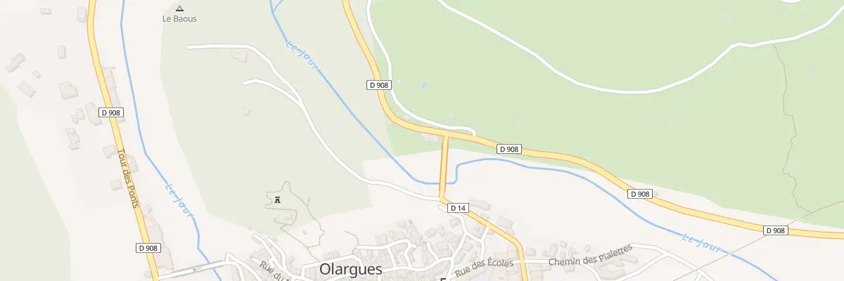 Plan du 5230 Tour des Ponts à Olargues