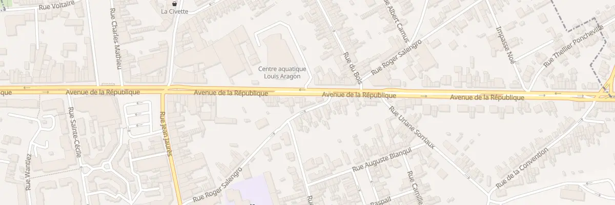 Plan du 114 Av de la République à Billy-Montigny
