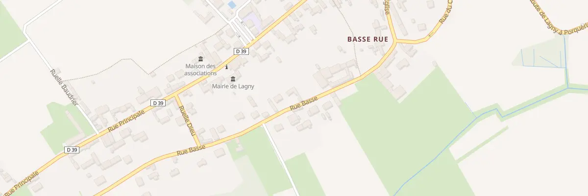 Plan du 8 Rue Basse à Lagny