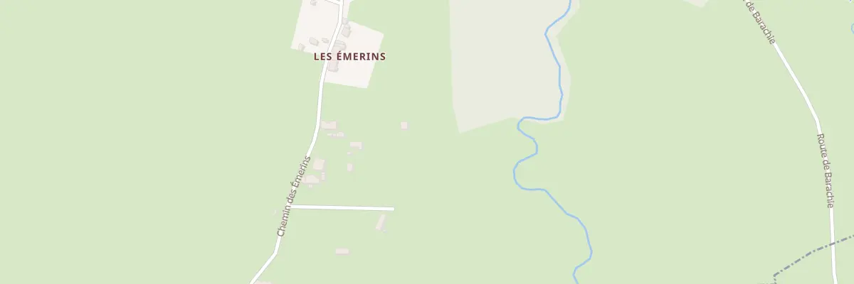 Plan du 5127 Les Emerins à Vieure