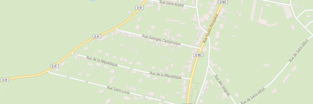 Plan du 15 Rue Georges Clémenceau à Sancoins
