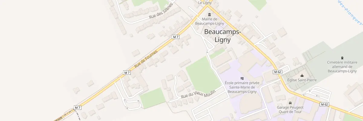 Plan du 14T Rue de Fournes à Beaucamps-Ligny