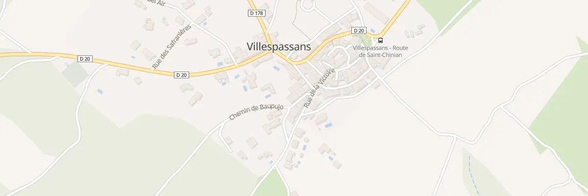 Plan du 5077 Village à Villespassans
