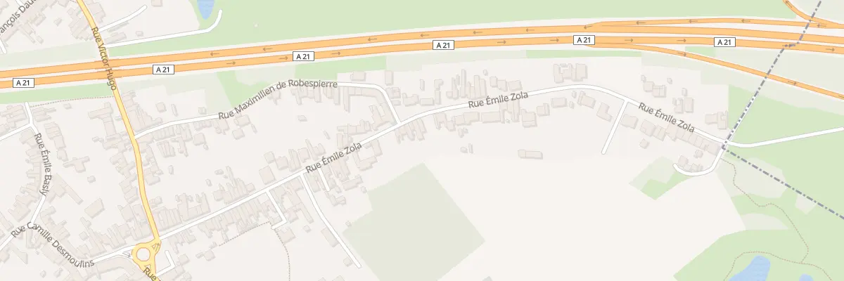 Plan du 76 Rue Emile Zola à Fouquières-lès-Lens