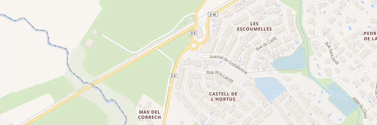 Plan du 16 Rue de la Laïcité à Ortaffa