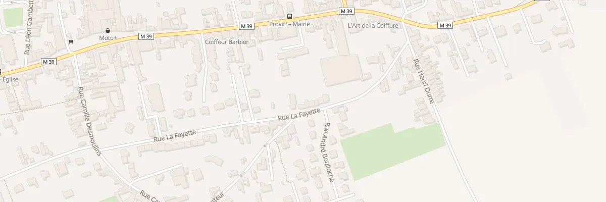 Plan du 12 Rue Lafayette à Provin