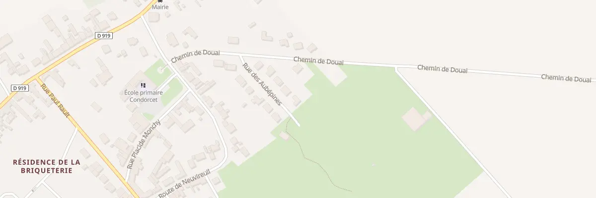 Plan du 9 Rue des Aubépines à Bois-Bernard