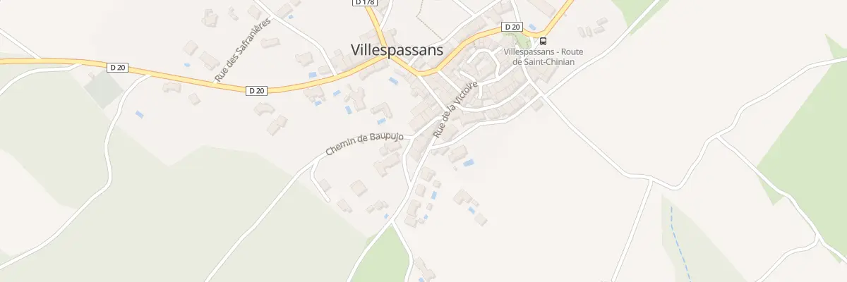Plan du 5027 Rue de la Victoire à Villespassans