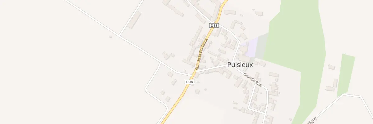 Plan du 12 Rue de la Fontaine à Puisieux