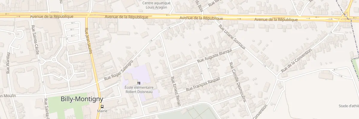 Plan du 3 Rue Blanqui à Billy-Montigny