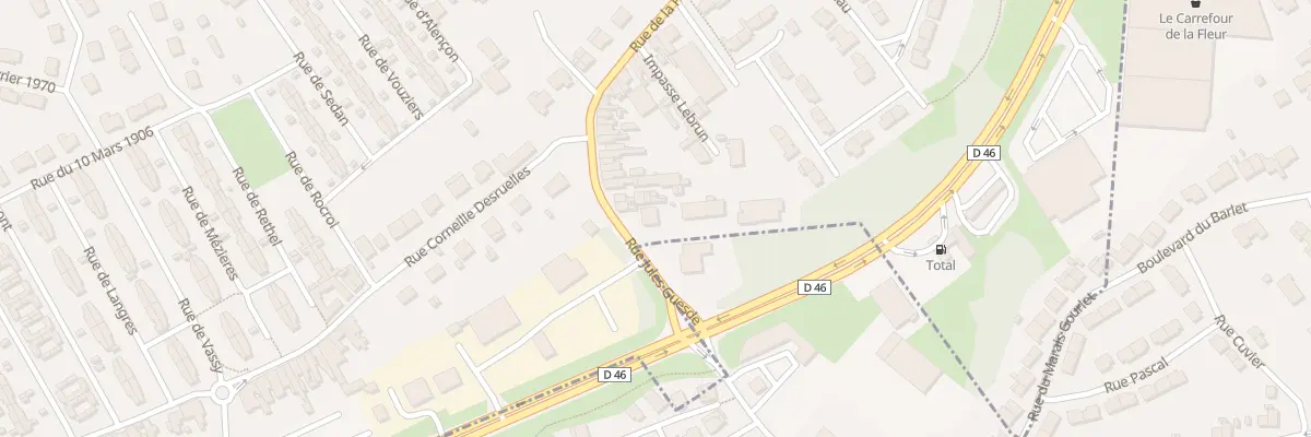 Plan du 21 Rue Jules Guesde à Fouquières-lès-Lens