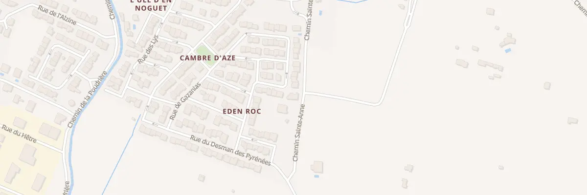 Plan du 12 Rue des Lupins à Pia