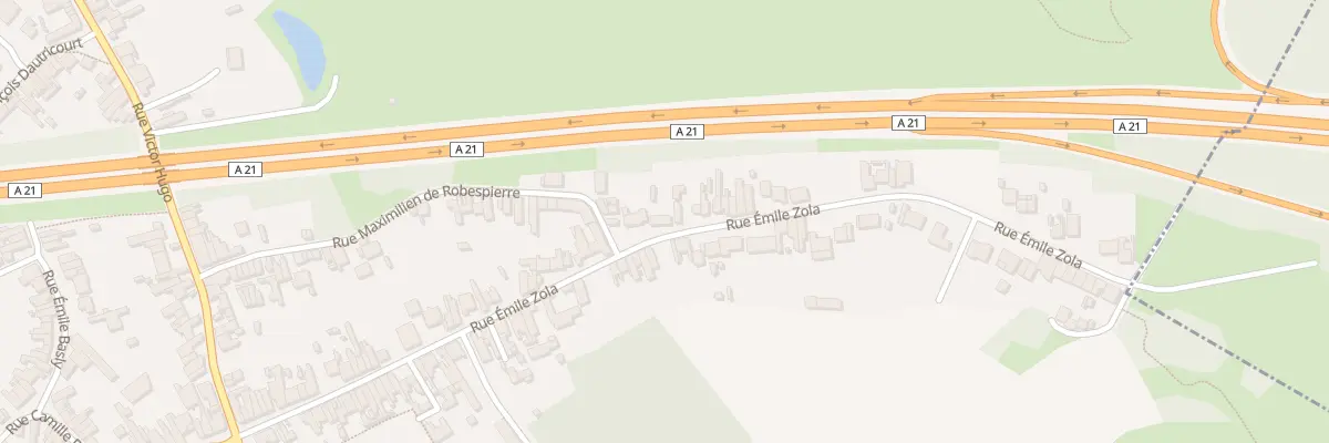 Plan du 79 Rue Emile Zola à Fouquières-lès-Lens