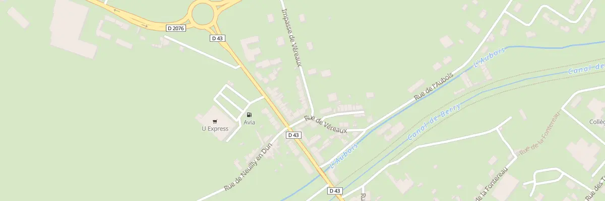 Plan du 13 Imp de Véreaux à Sancoins