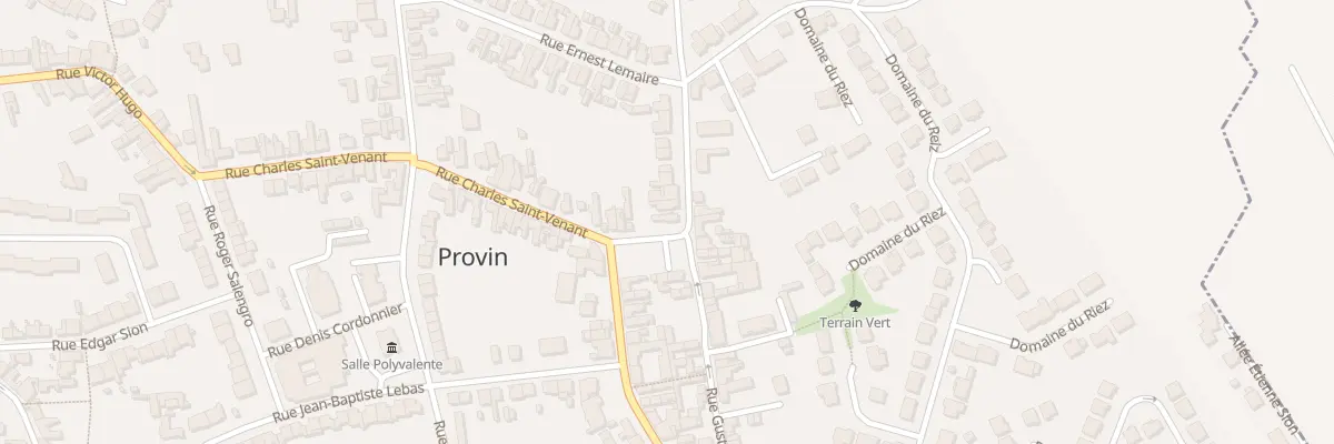 Plan du 29 Rue Gustave Delory à Provin