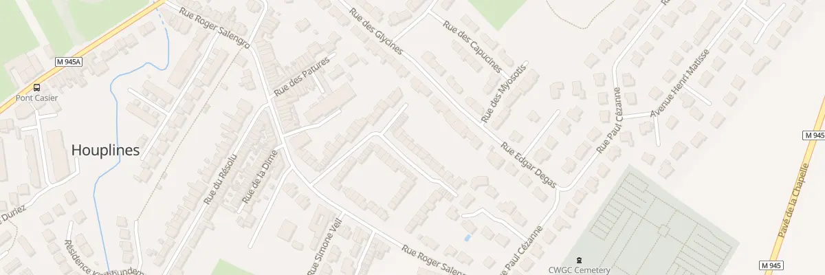 Plan du 33 Rue Denis Cordonnier à Houplines