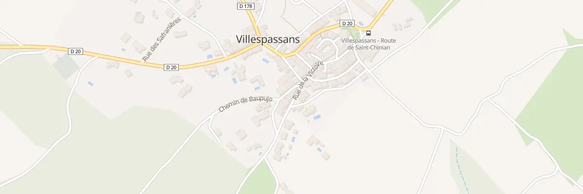 Plan du 5034 Village à Villespassans