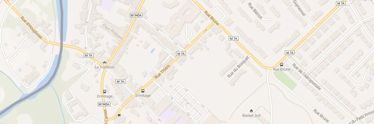 Plan du 64 Rue Thiers à Houplines