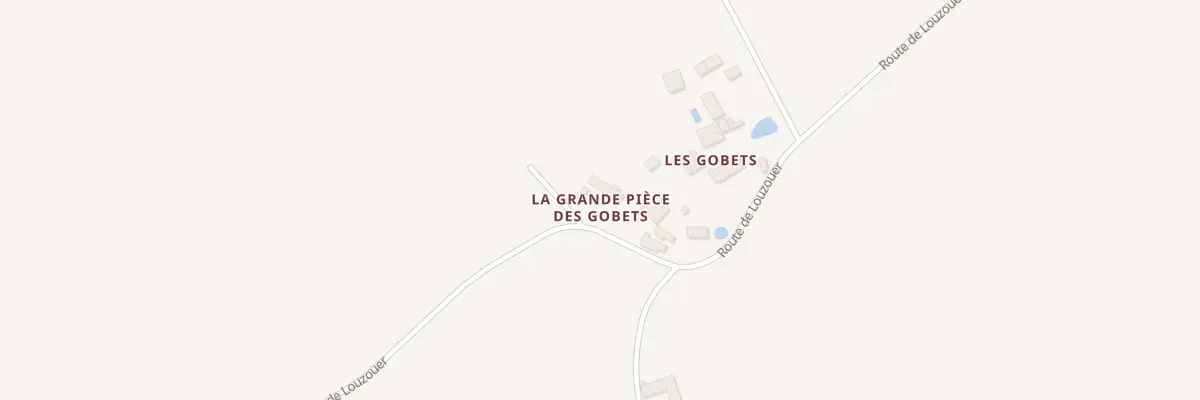 Plan du 74 Rte de Louzouer à Courtemaux