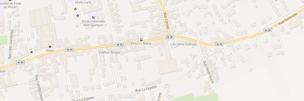 Plan du 44 Rue Nationale à Provin