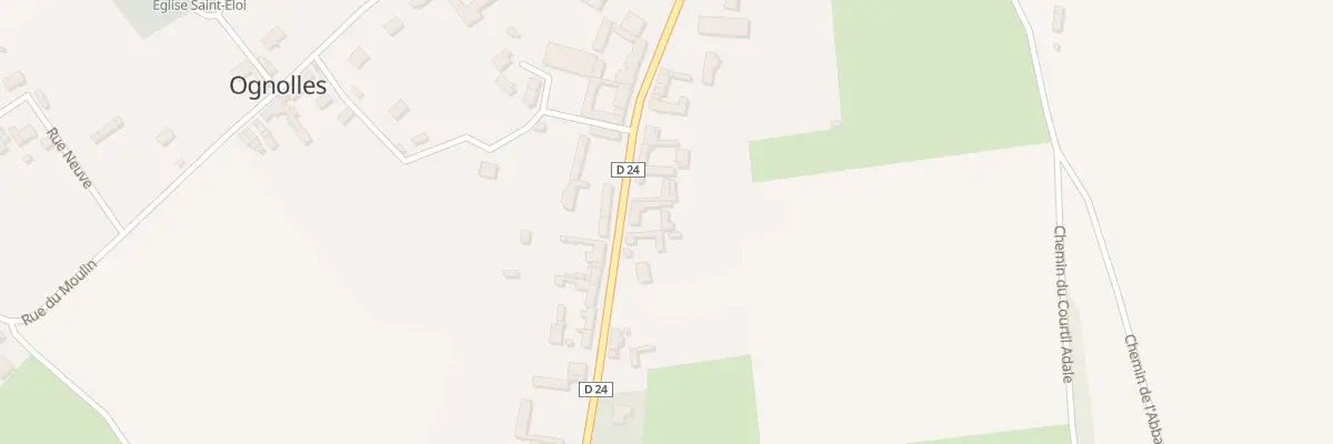 Plan du 30 Rue de Noyon à Ognolles