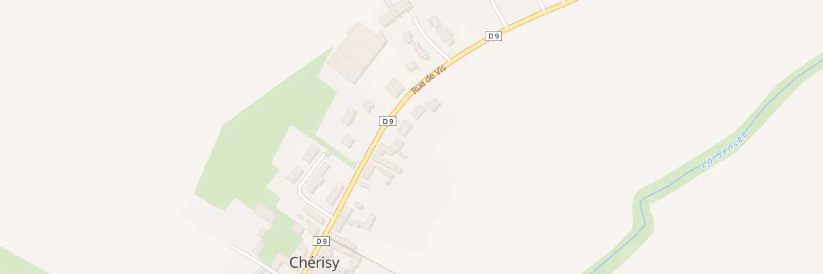 Plan du 34 Rue de Vis à Chérisy