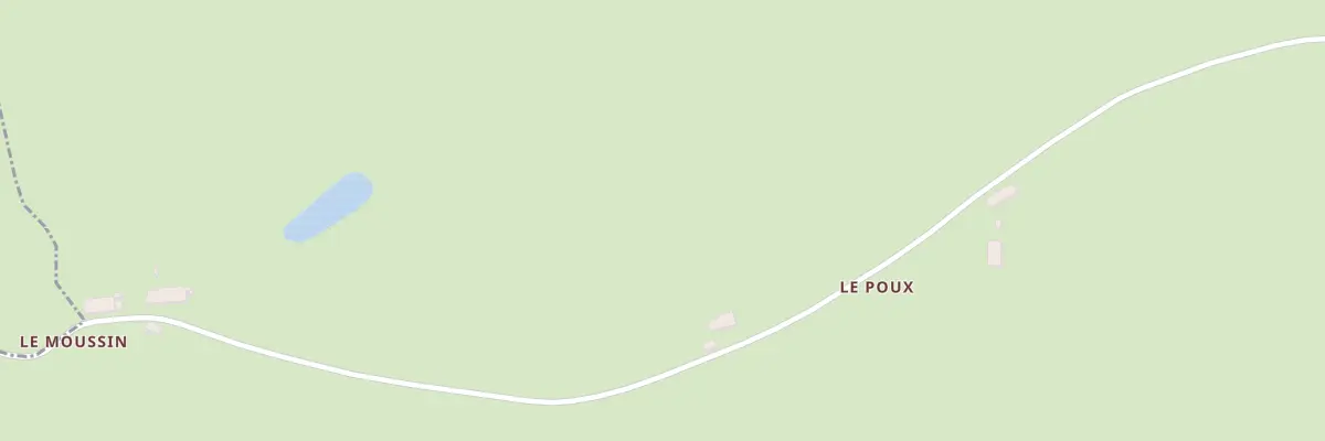 Plan du 3 Le Poux à Murat