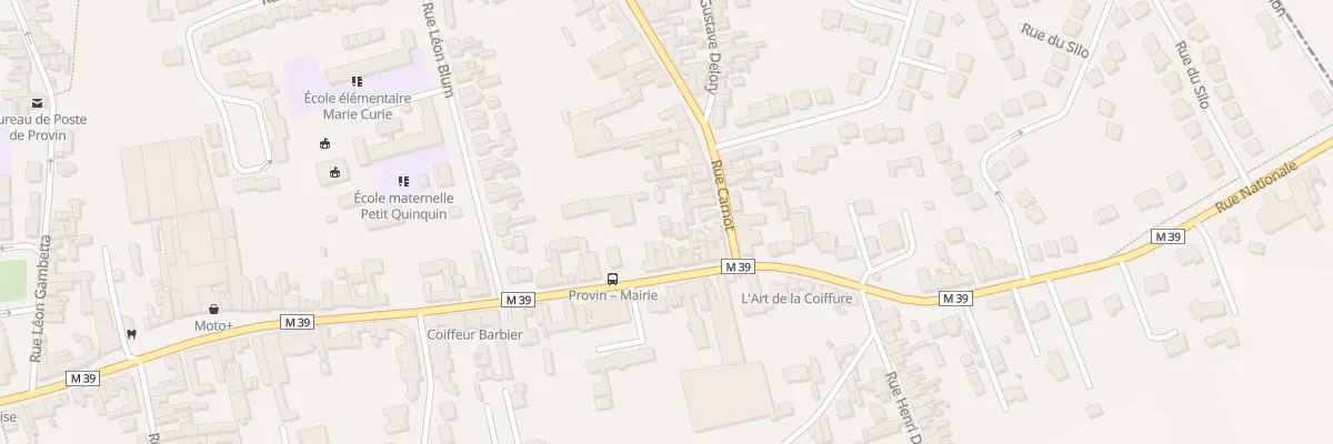Plan du 45 Rue Nationale à Provin