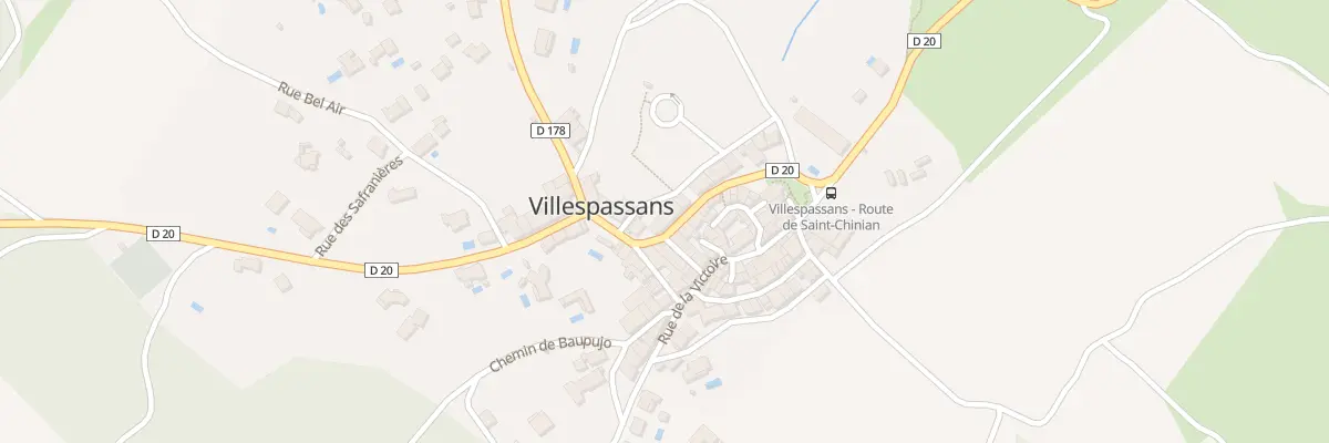 Plan du 5049 Village à Villespassans