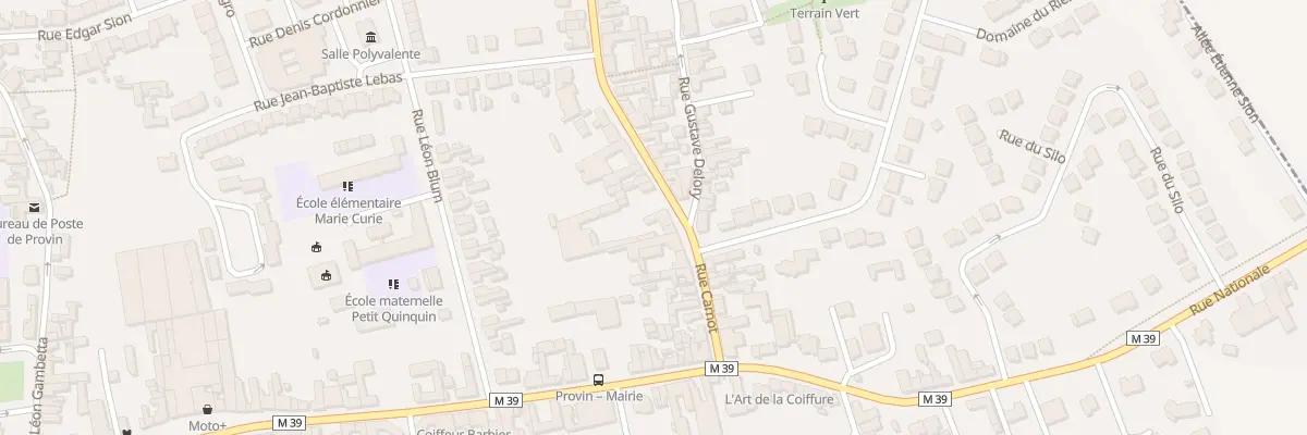 Plan du 25 Rue Carnot à Provin