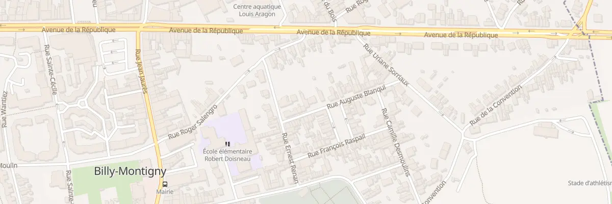 Plan du 7 Rue Blanqui à Billy-Montigny