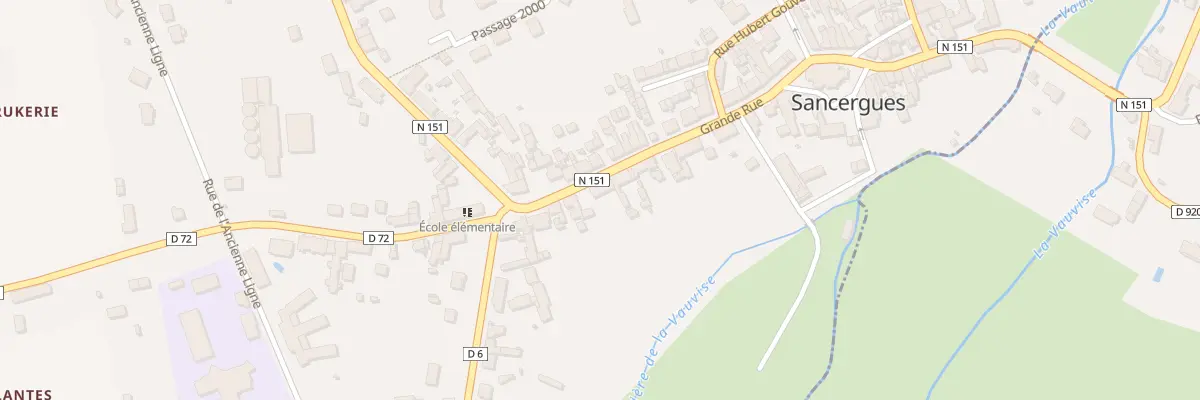Plan du 37 Grande Rue à Sancergues