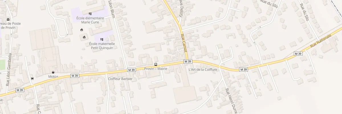 Plan du 43 Rue Nationale à Provin