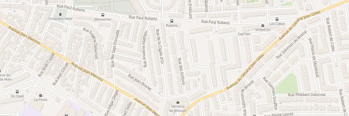 Plan du 25 Rue des Grillons à Perpignan