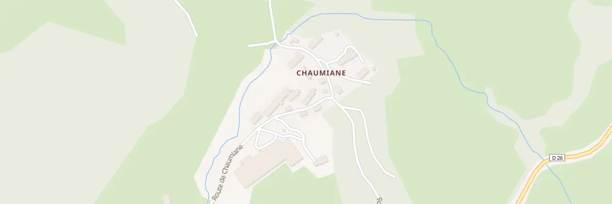 Plan du 5103 Chaumiane à Compains