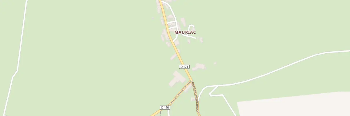 Plan du 5133 Mauriac à Saint-Laurent-de-Lévézou