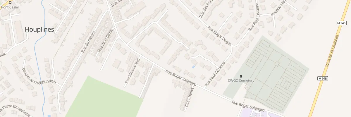 Plan du 63 Rue Denis Cordonnier à Houplines