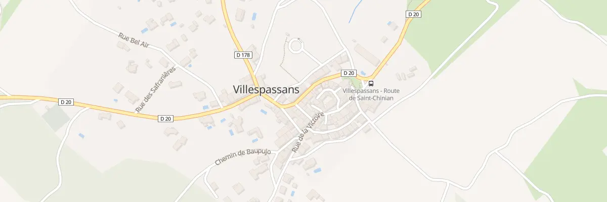 Plan du 5067 Village à Villespassans