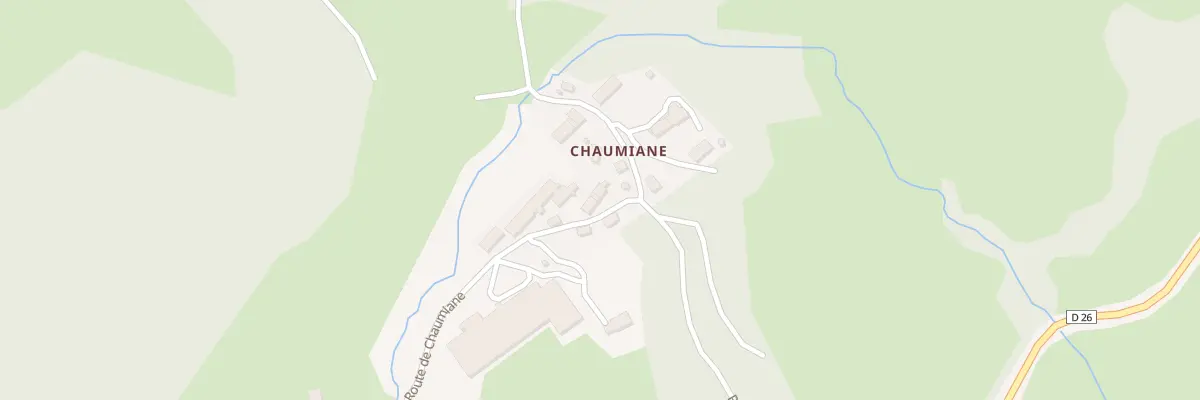 Plan du 5101 Chaumiane à Compains
