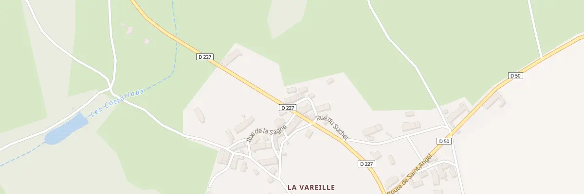 Plan du 1 Rue du Suchet - La Vareille à Vitrac