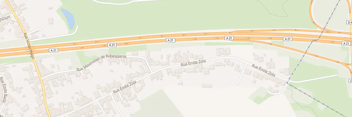 Plan du 83 Rue Emile Zola à Fouquières-lès-Lens