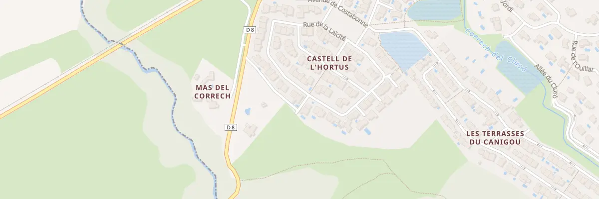 Plan du 50 Rue de la Laïcité à Ortaffa