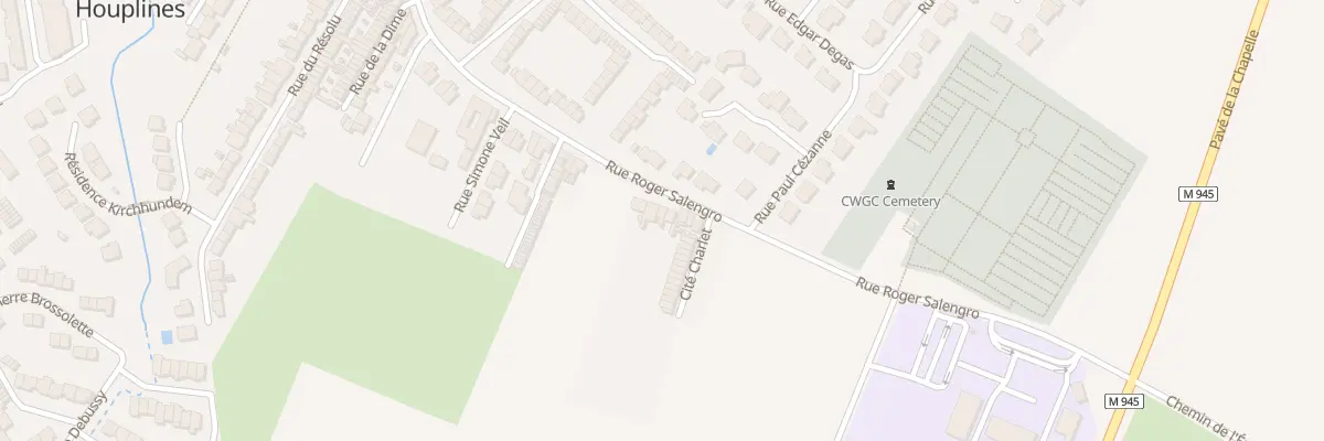 Plan du 96 Rue Roger Salengro à Houplines