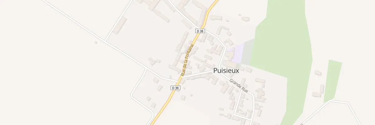 Plan du 7 Rue de la Fontaine à Puisieux