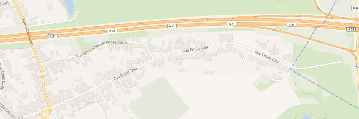 Plan du 88 Rue Emile Zola à Fouquières-lès-Lens